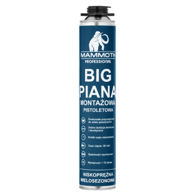 PIANA MONTAŻOWA PISTOLETOWA BIG 870 ml